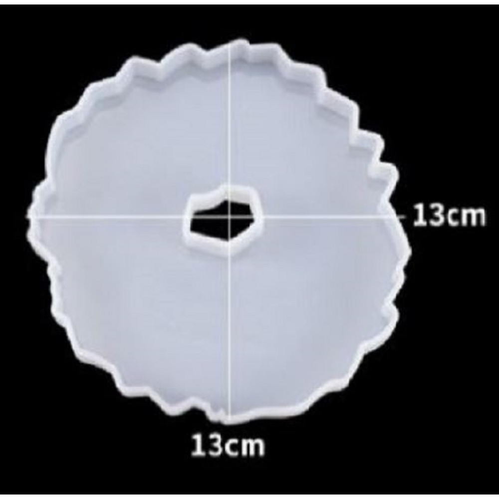 Молд подстаканник круглый 13 см с отверстием